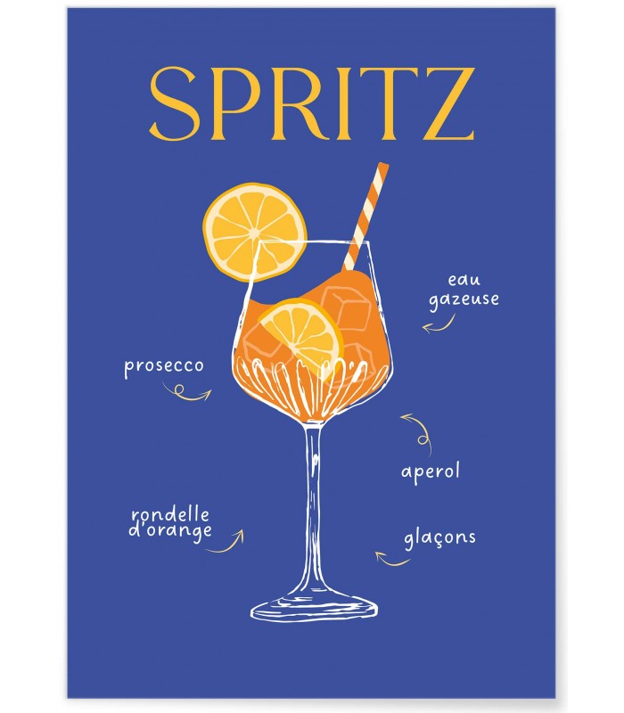 Affiche Cocktail Spritz 2