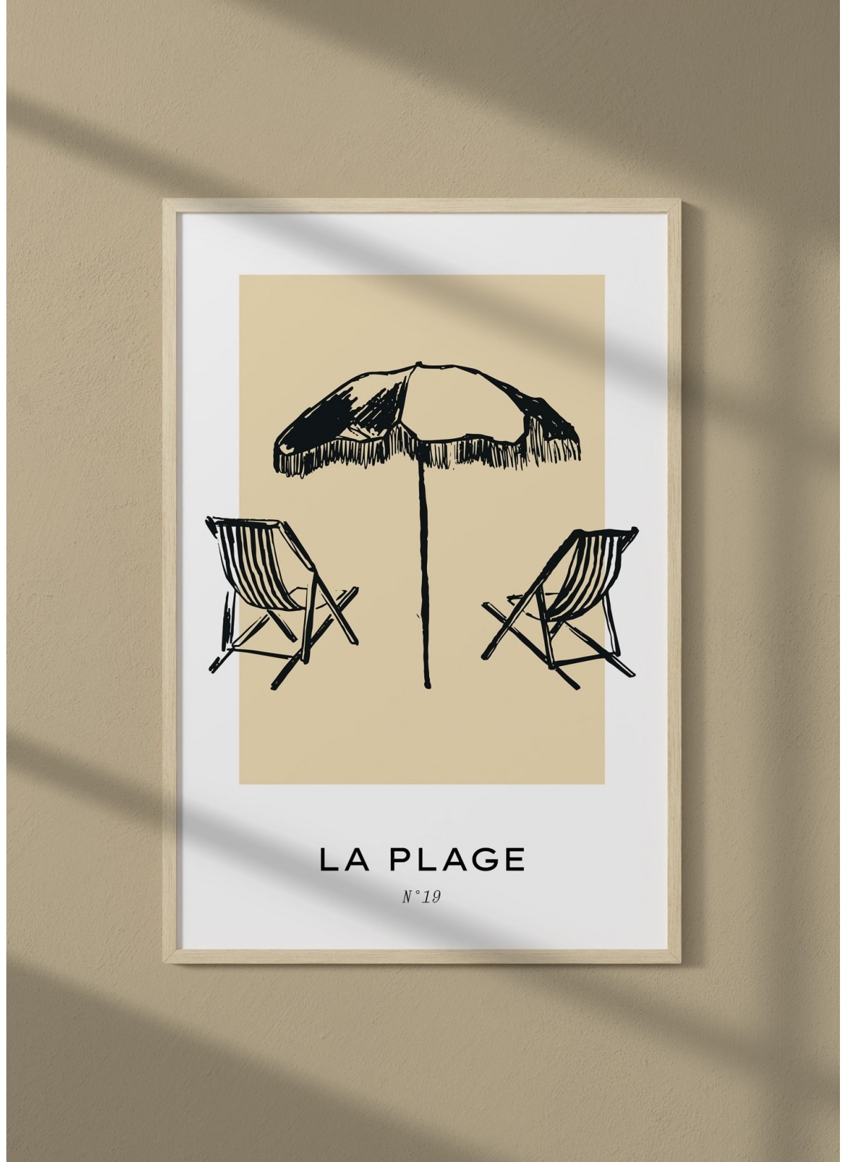 Affiche La plage