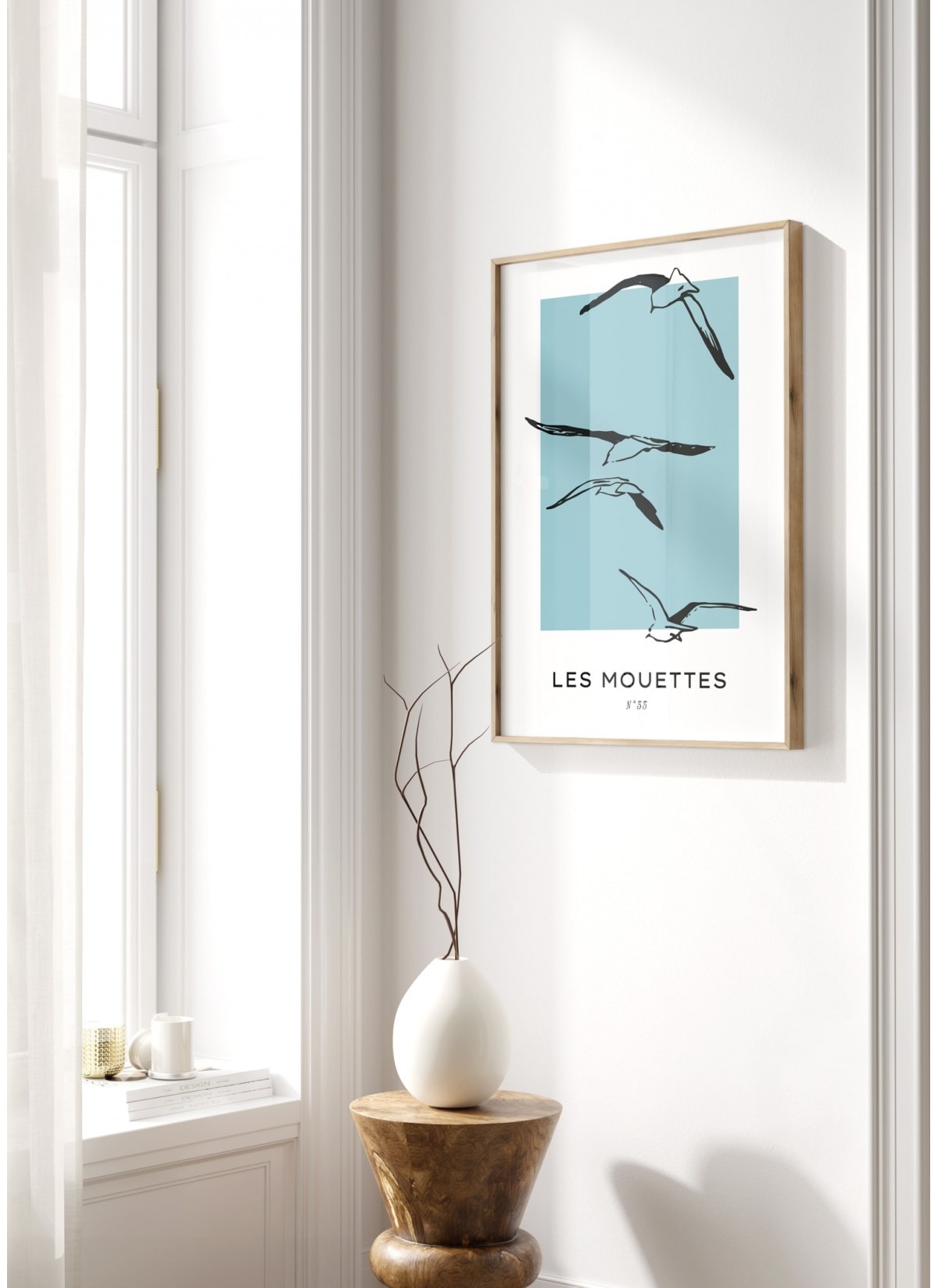 Affiche Les mouettes