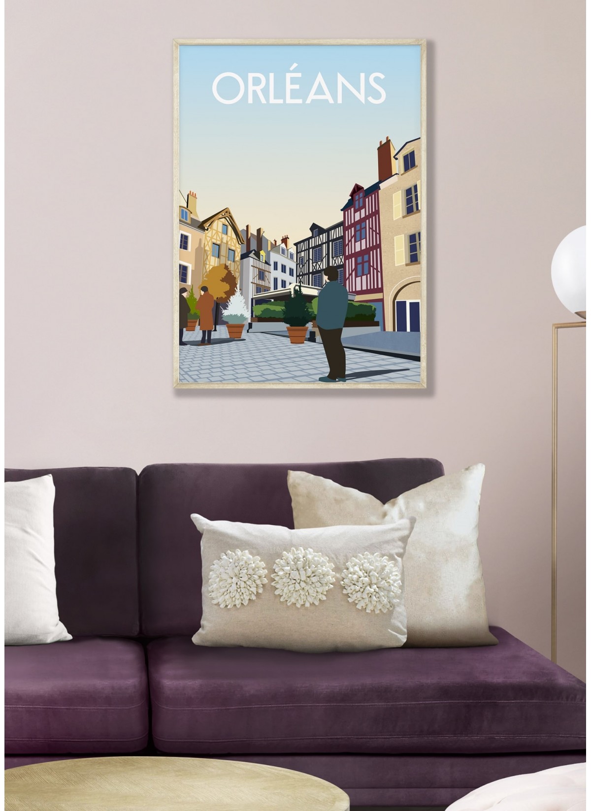 Affiche ville Orléans 3