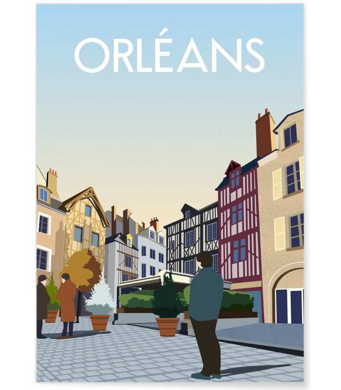 Affiche ville Orléans 3