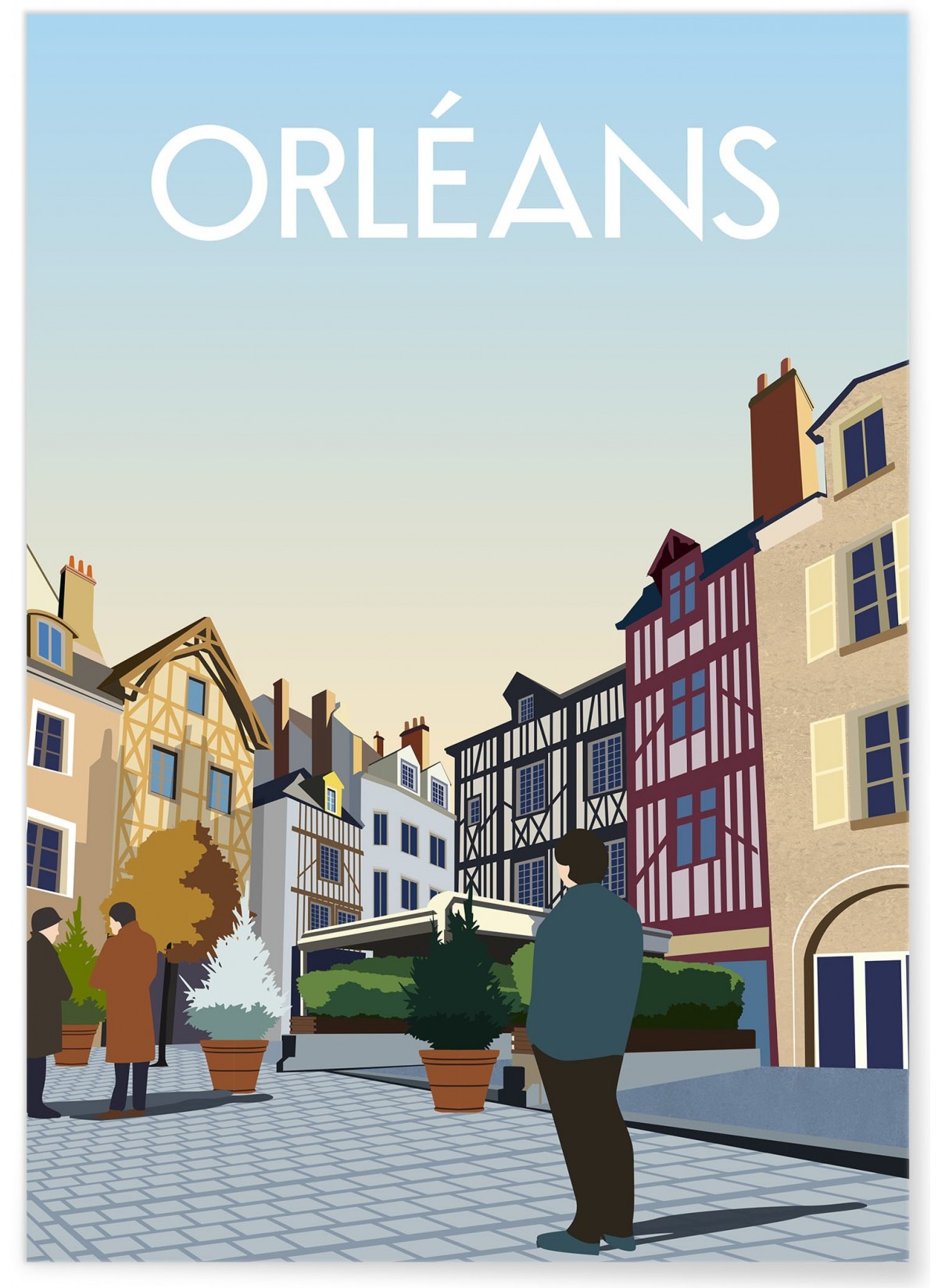 Affiche ville Orléans 3