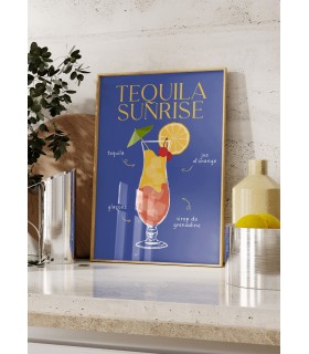 Affiche Cocktail Tequila Sunrise 2
