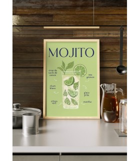 Affiche Cocktail Mojito 2