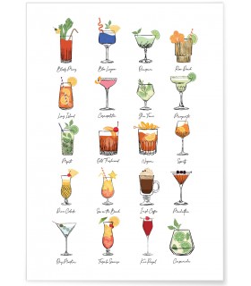 Affiche Multi Cocktail 2