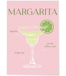 Affiche Cocktail Margarita 2