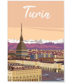 Affiche ville Turin