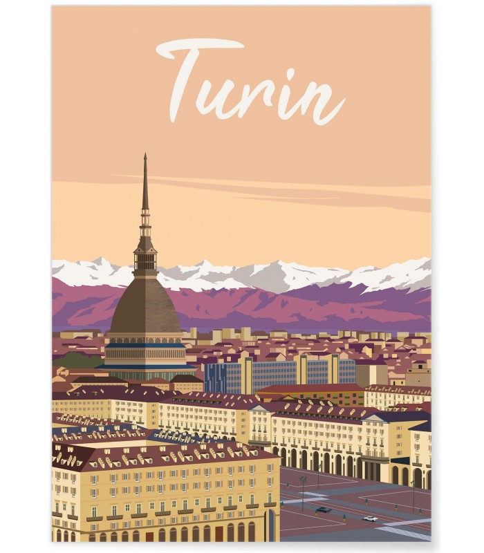 Affiche ville Turin