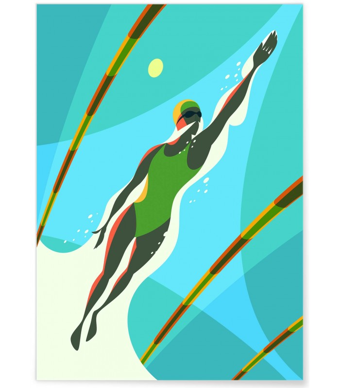 Affiche Natation