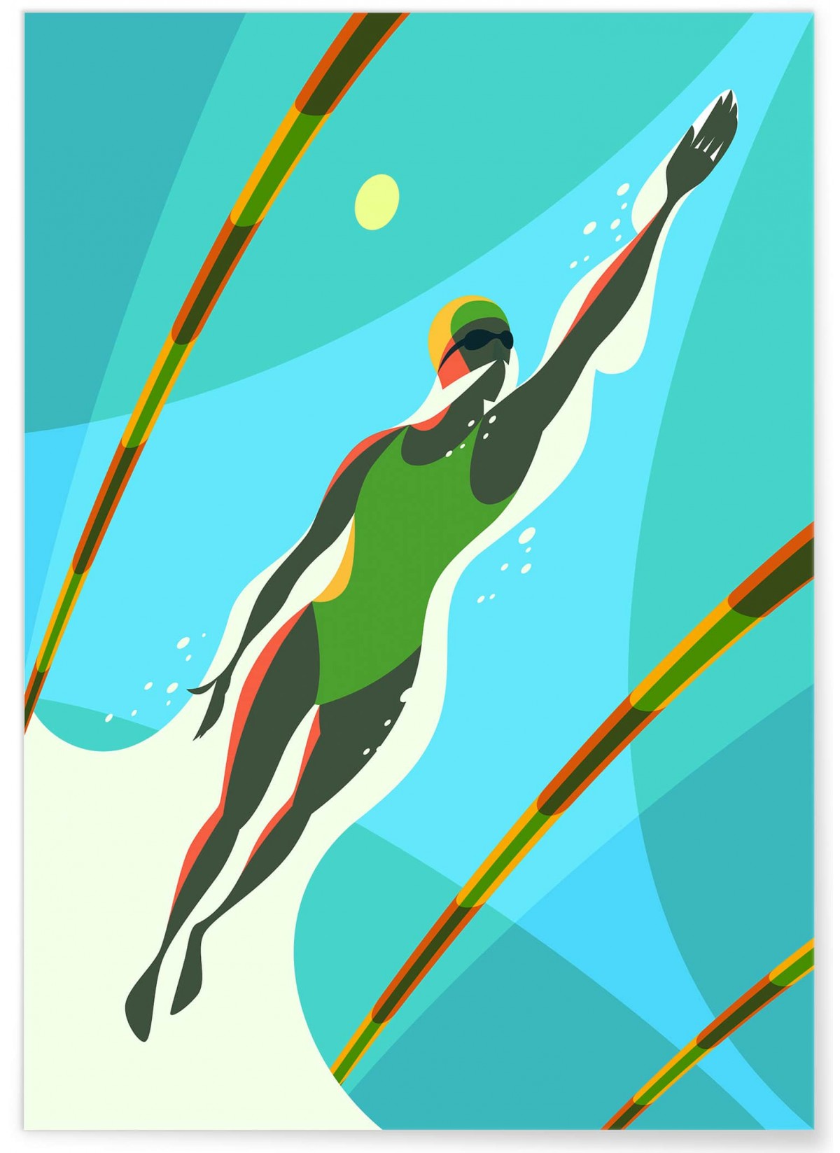 Affiche Natation