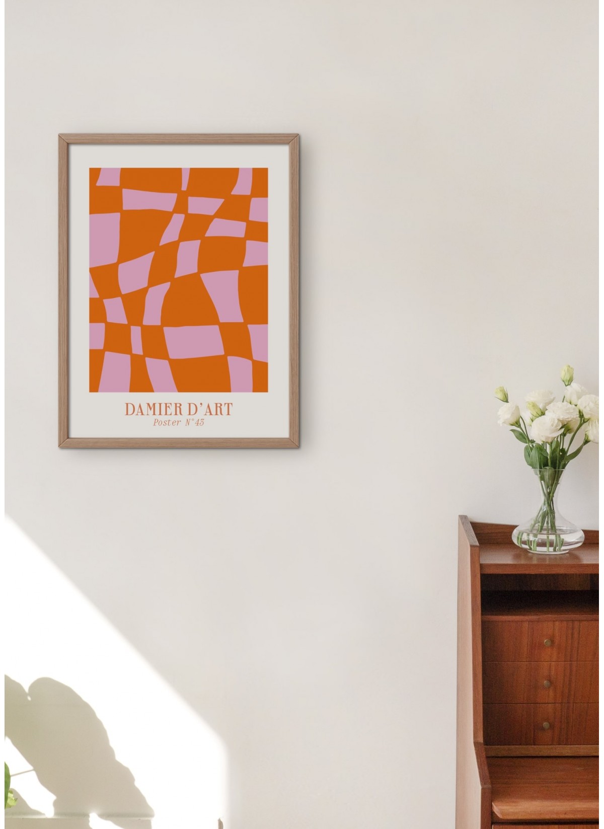 Affiche Damier d'art, idée déco originale | L’Afficherie