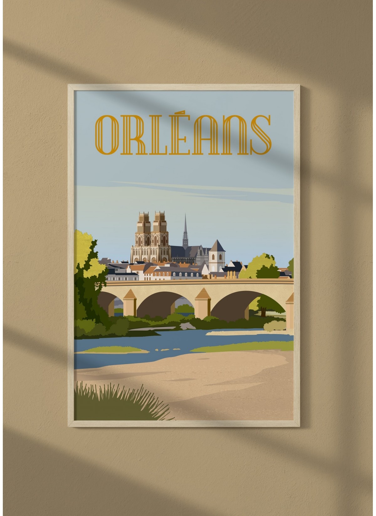Affiche ville Orléans 4