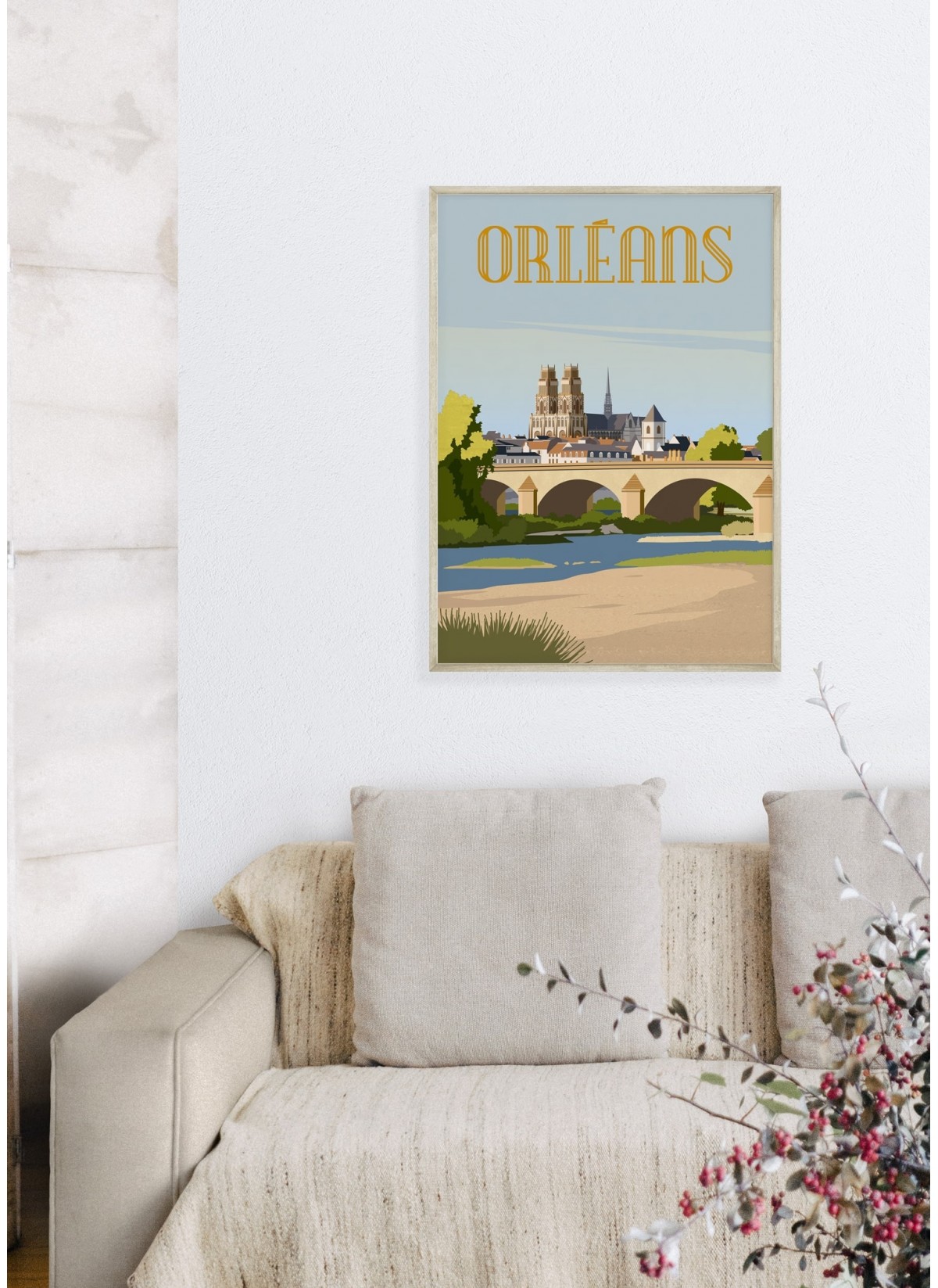 Affiche ville Orléans 4