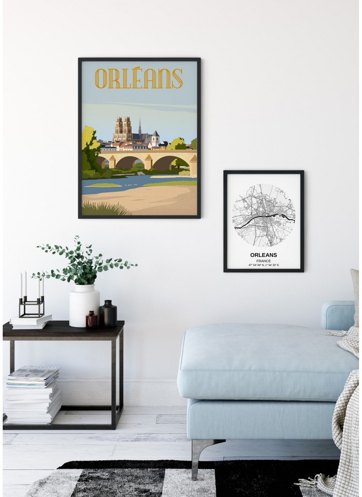 Affiche ville Orléans 4