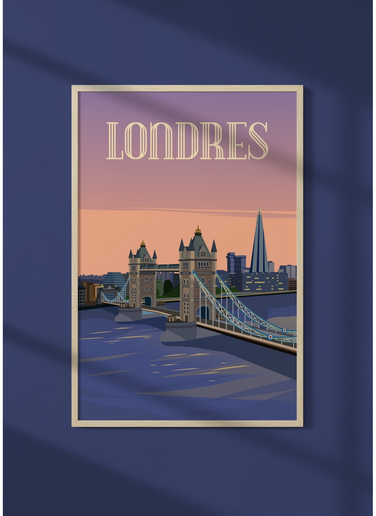 Affiche ville Londres 4