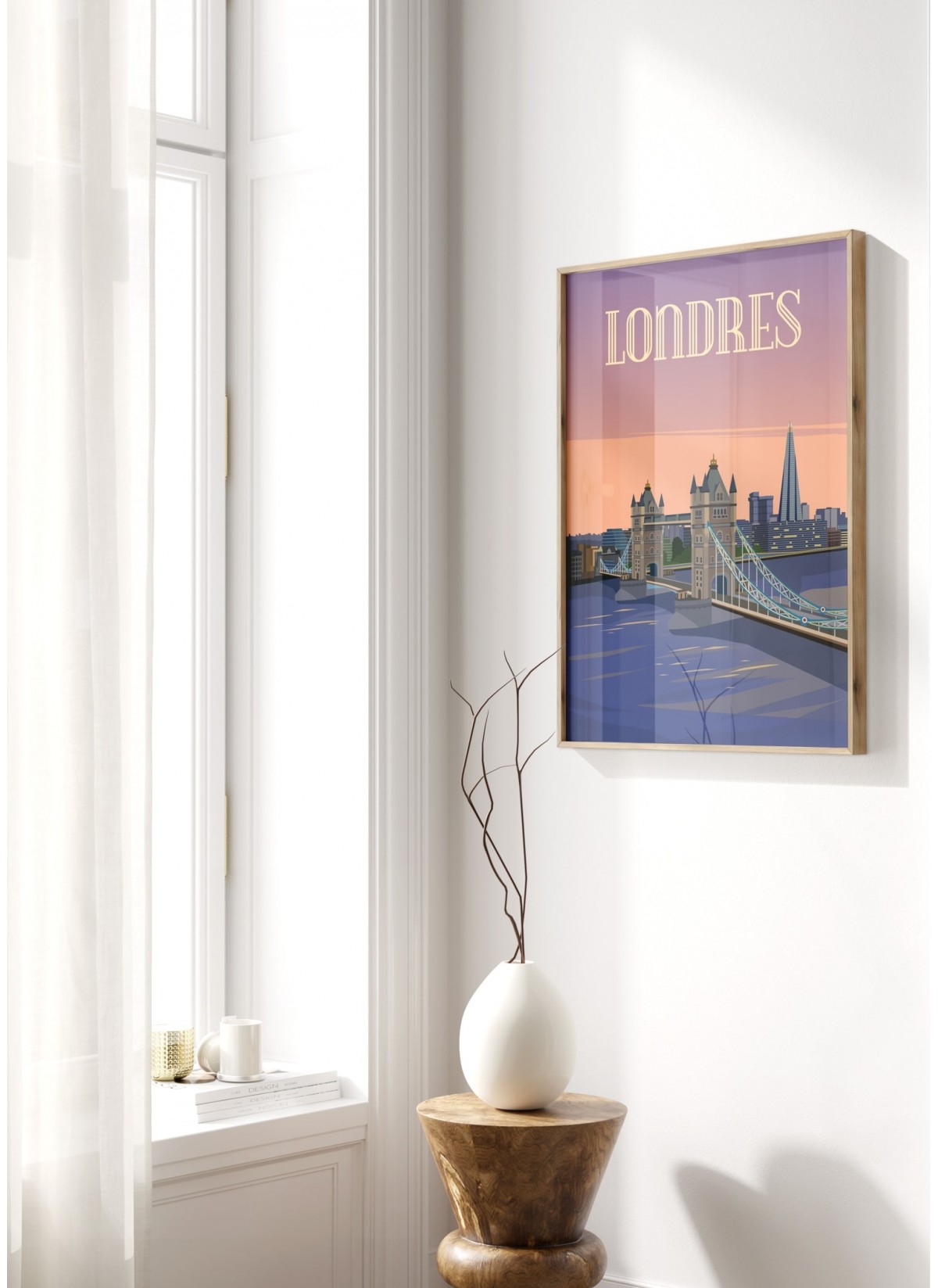 Affiche ville Londres 4