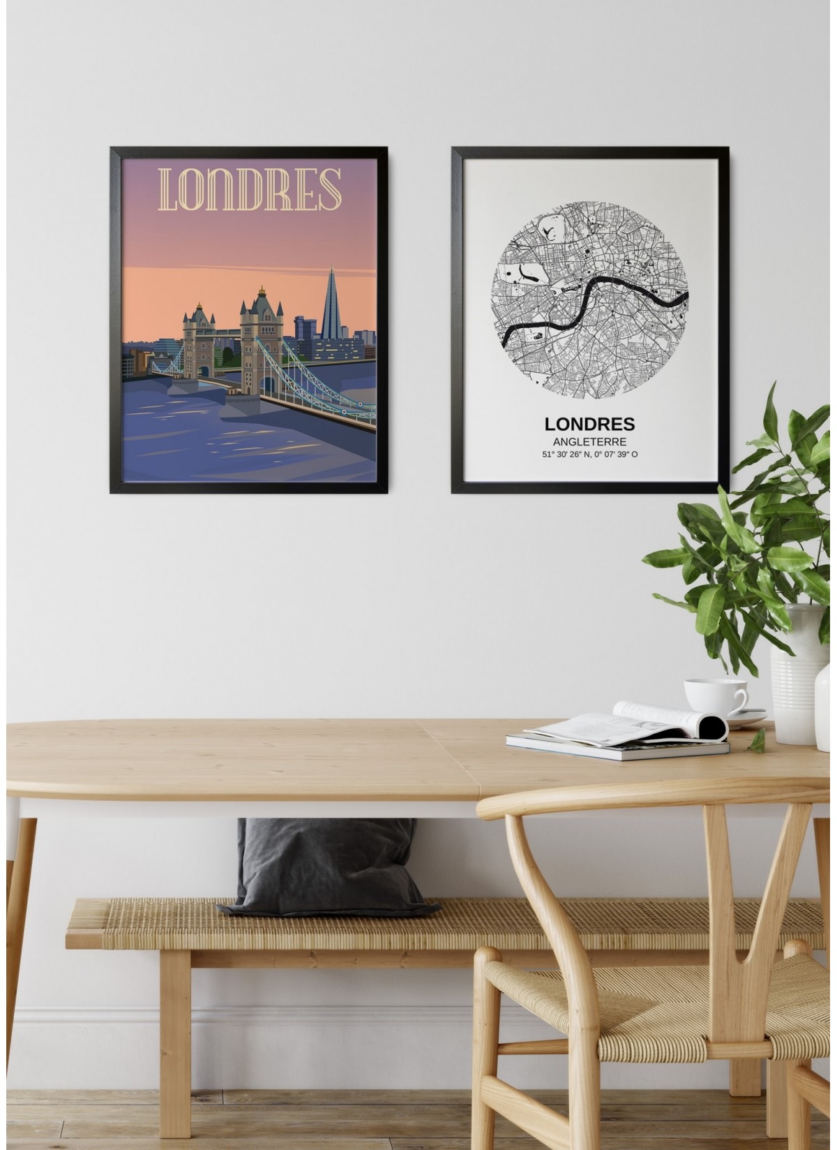 Affiche ville Londres 4