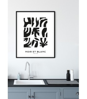 Affiche Noir et blanc