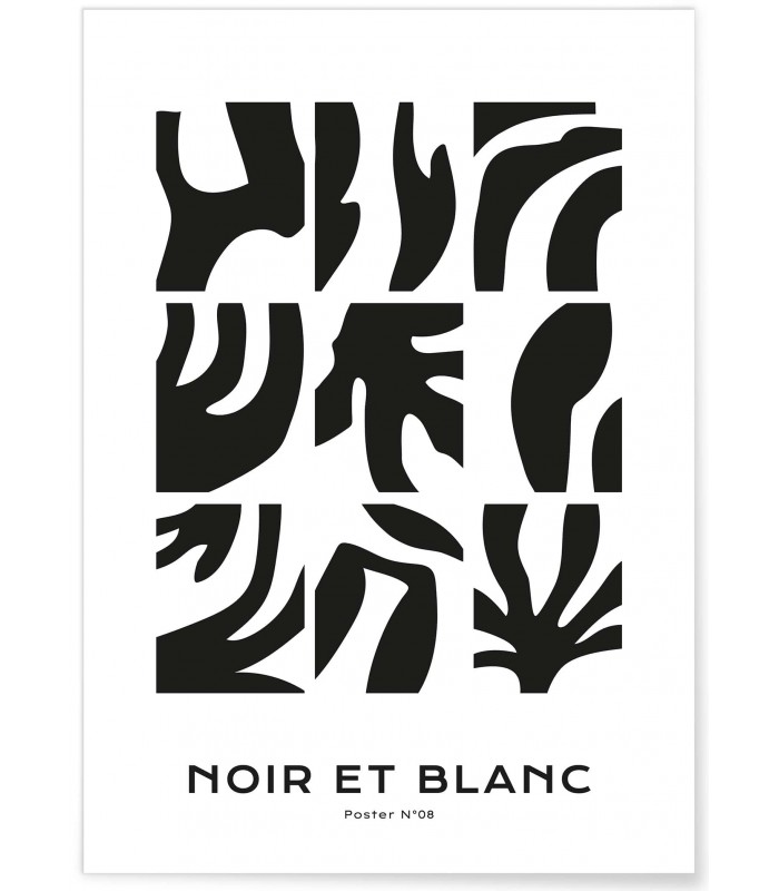 Affiche Noir et blanc