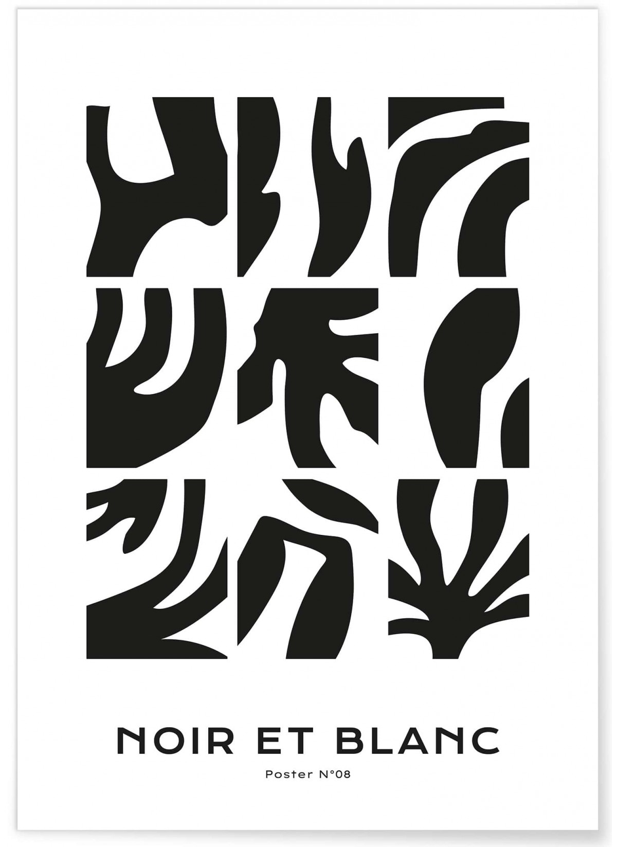 Affiche Noir et blanc