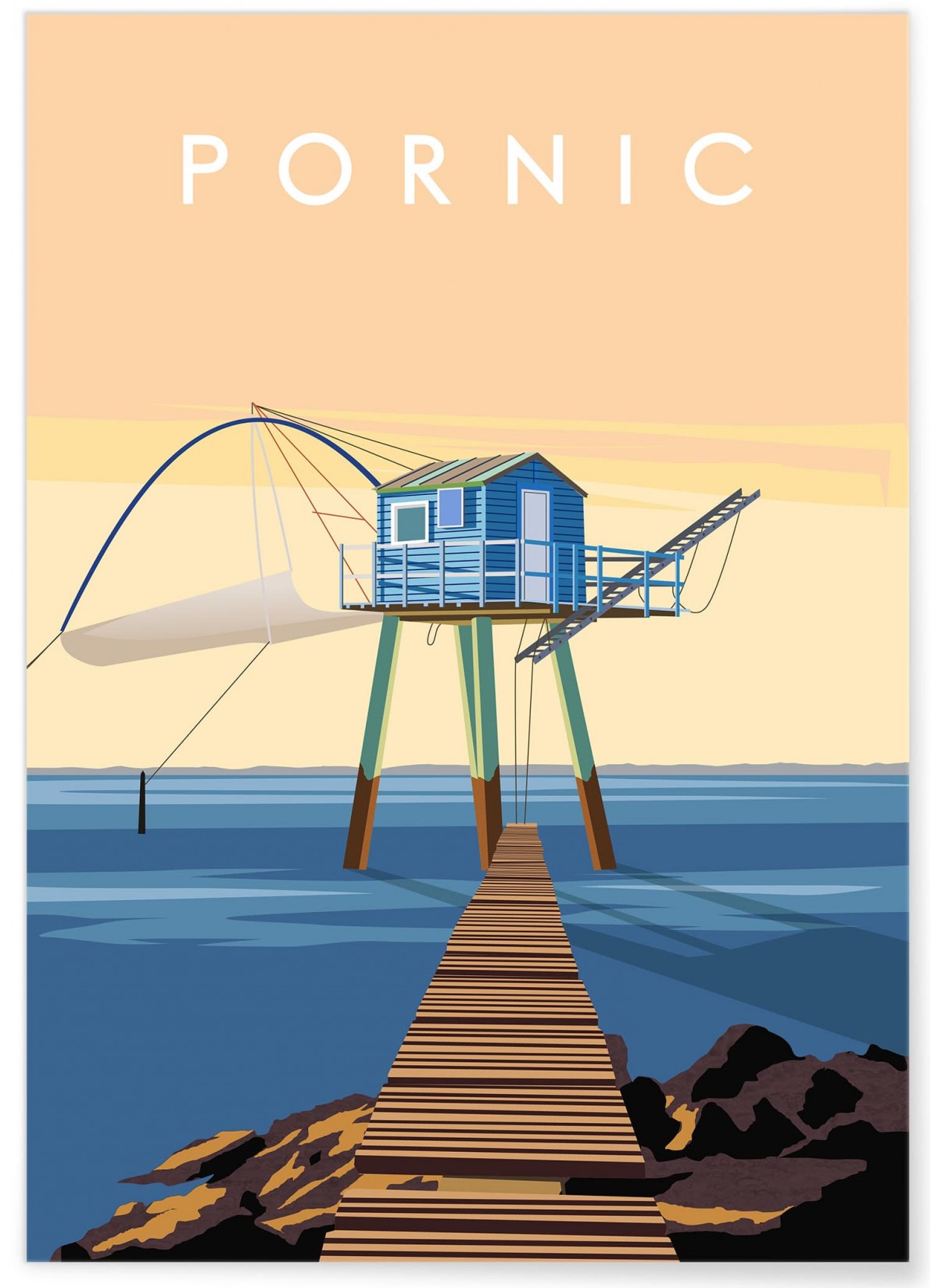 Affiche ville Pornic 3