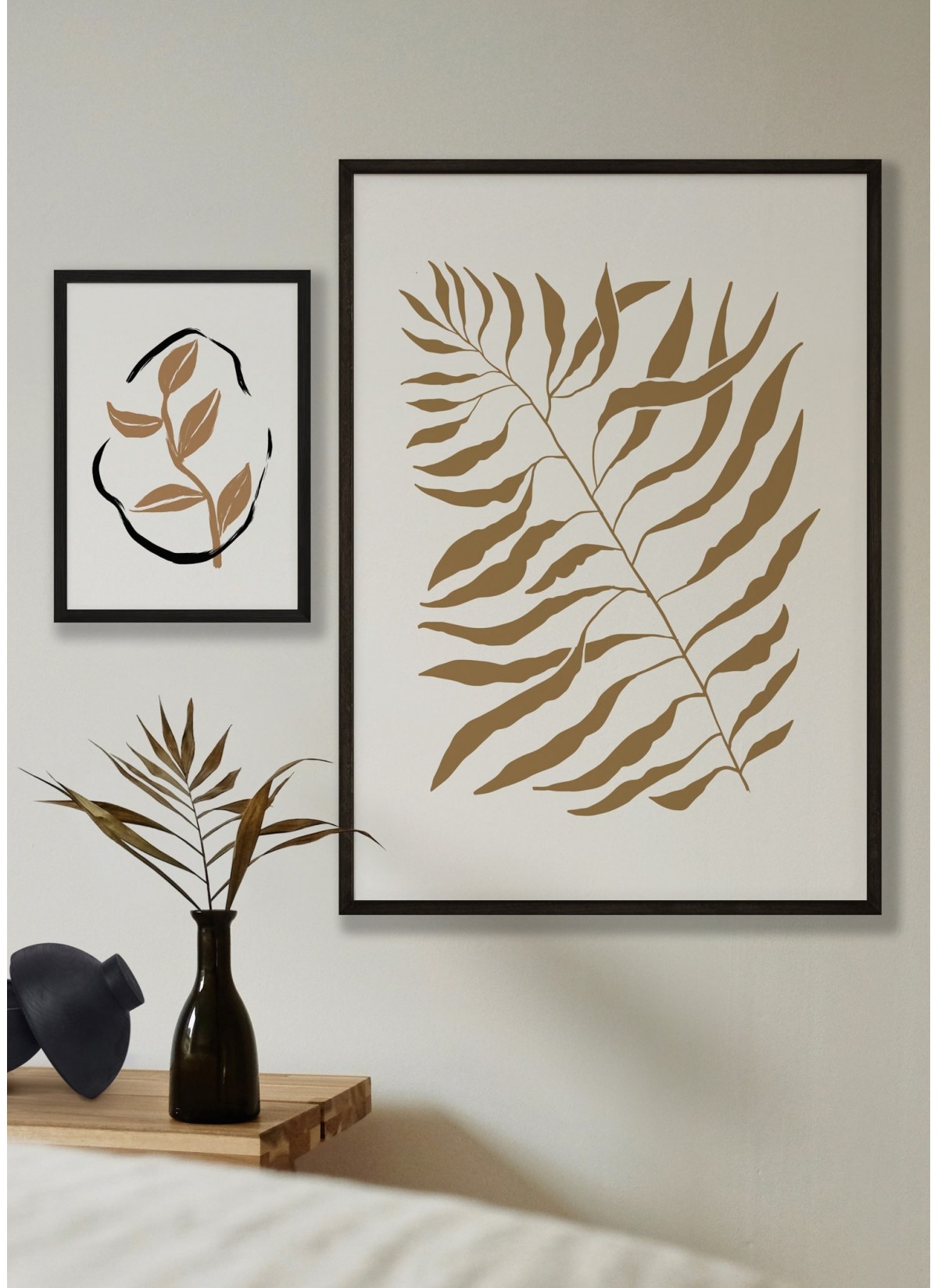 Affiche Abstract feuille 3