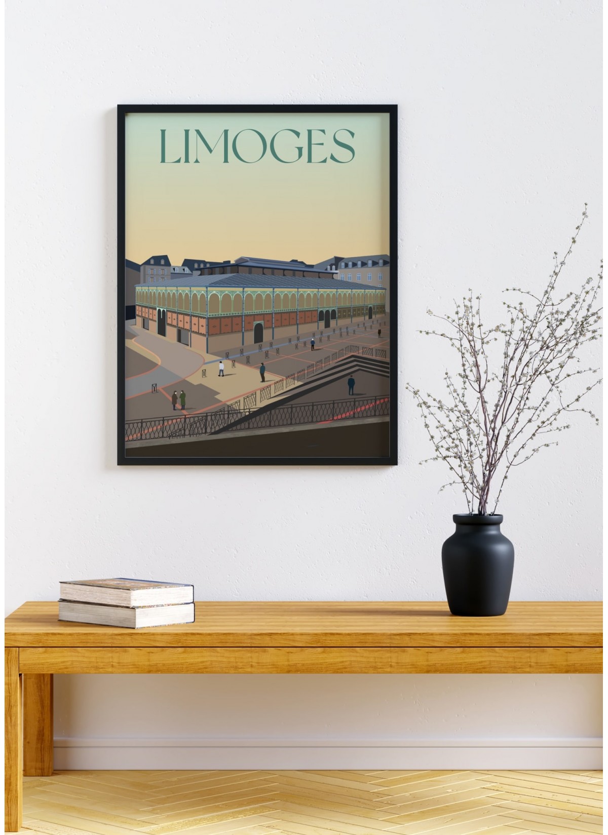 Affiche Vintage Limoges Foot - FC Nantes 1995 – National 2, Collector