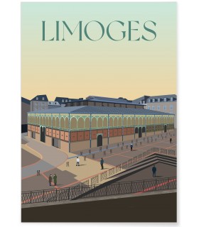 Affiche ville Limoges 4
