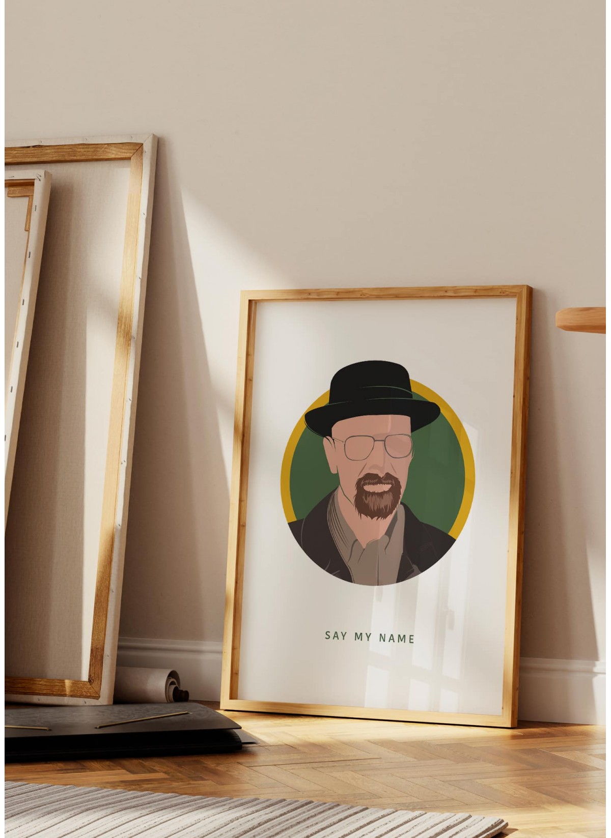 Affiche Walter White : "Say my name" pour chambre ou salon  |  L’Afficherie