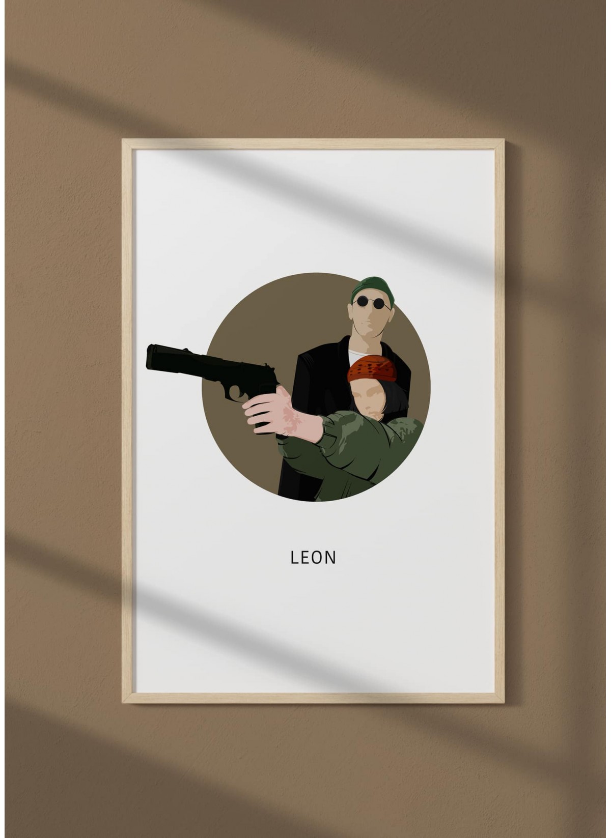 Affiche Léon pour chambre ou salon  |  L’Afficherie