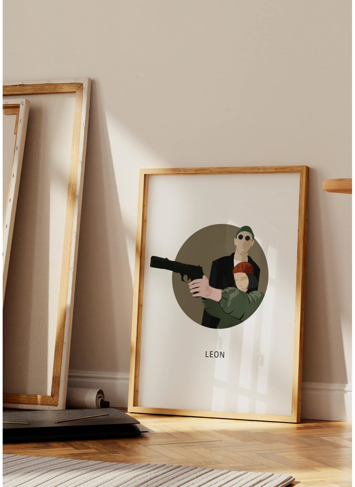 Affiche Léon pour chambre ou salon  |  L’Afficherie