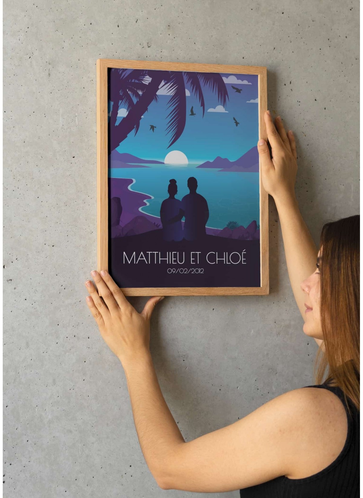 Affiche Couple personnalisable | L’AFFICHERIE