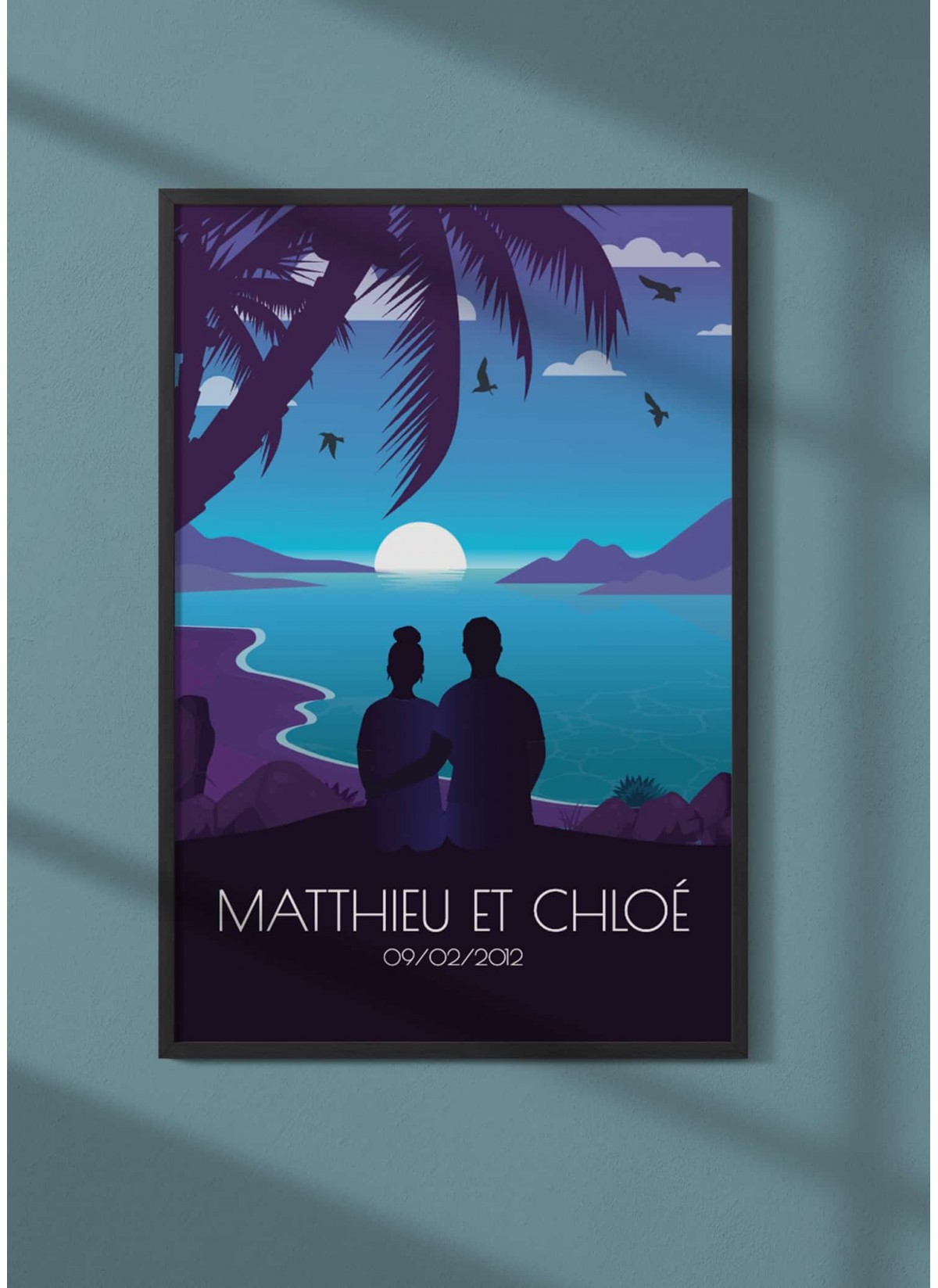 Affiche Couple personnalisable | L’AFFICHERIE