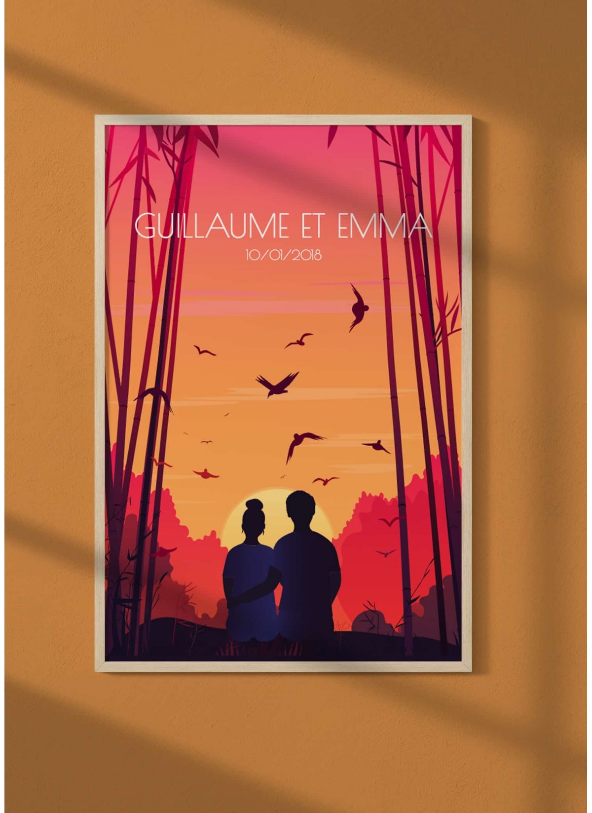 Affiche Couple personnalisable 2| L’AFFICHERIE