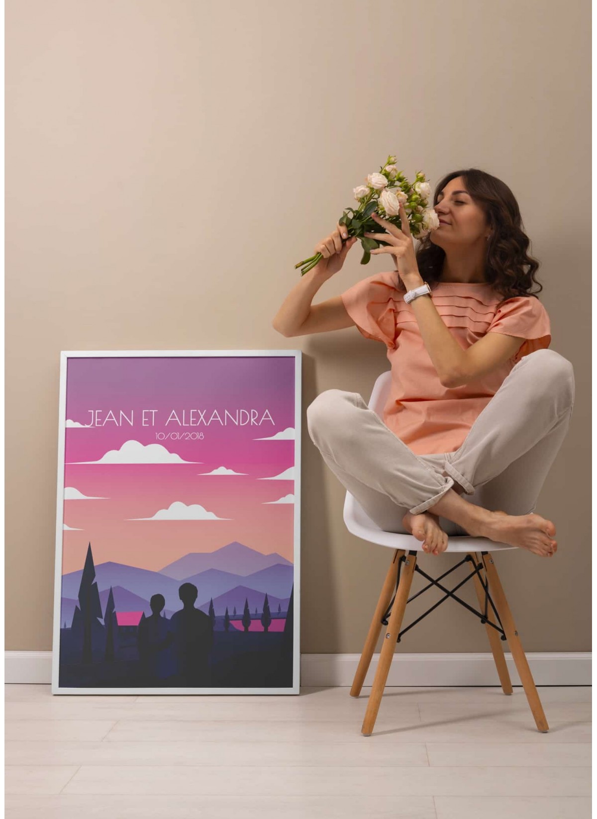 Affiche Couple personnalisable 3| L’AFFICHERIE