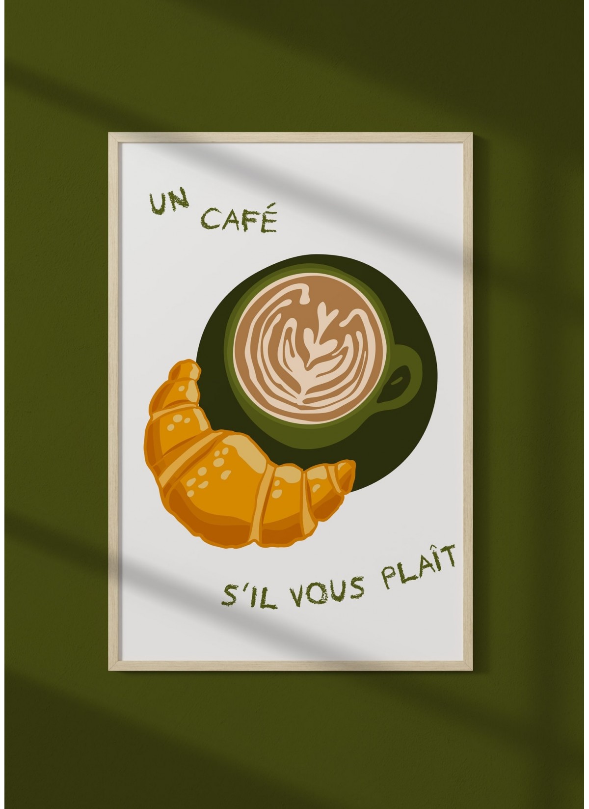 Affiche Un café svp