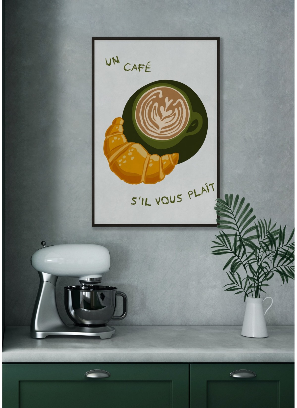 Affiche Un café svp