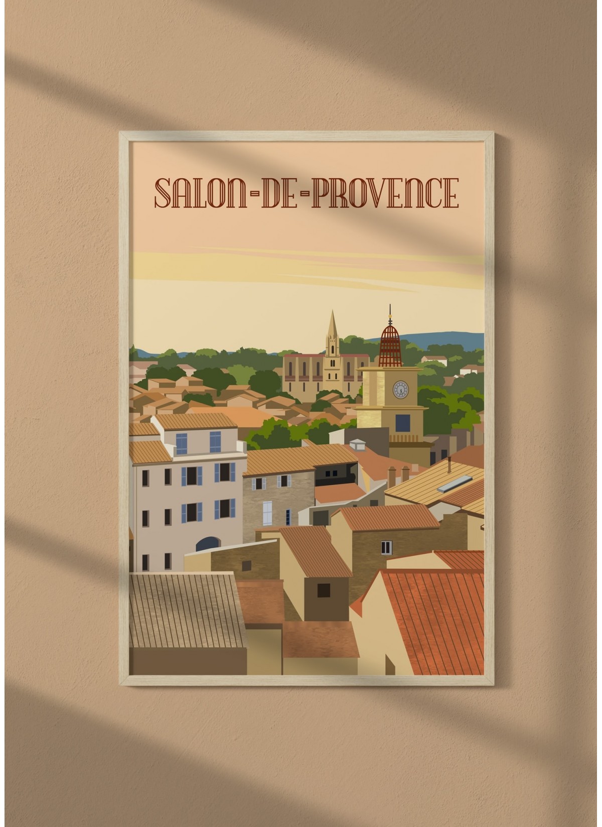Affiche ville Salon-de-Provence