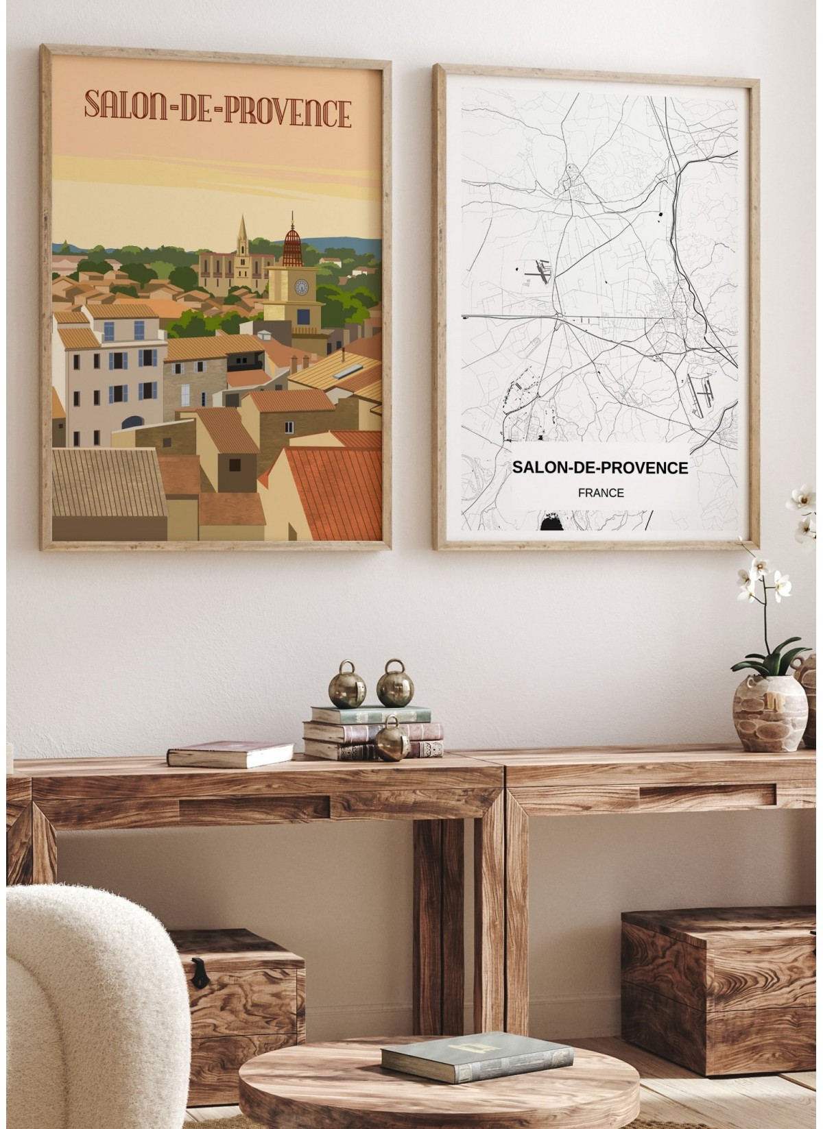 Affiche ville Salon-de-Provence