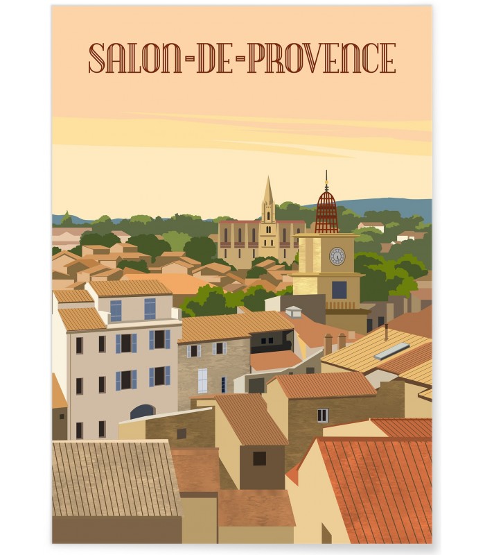 Affiche ville Salon-de-Provence