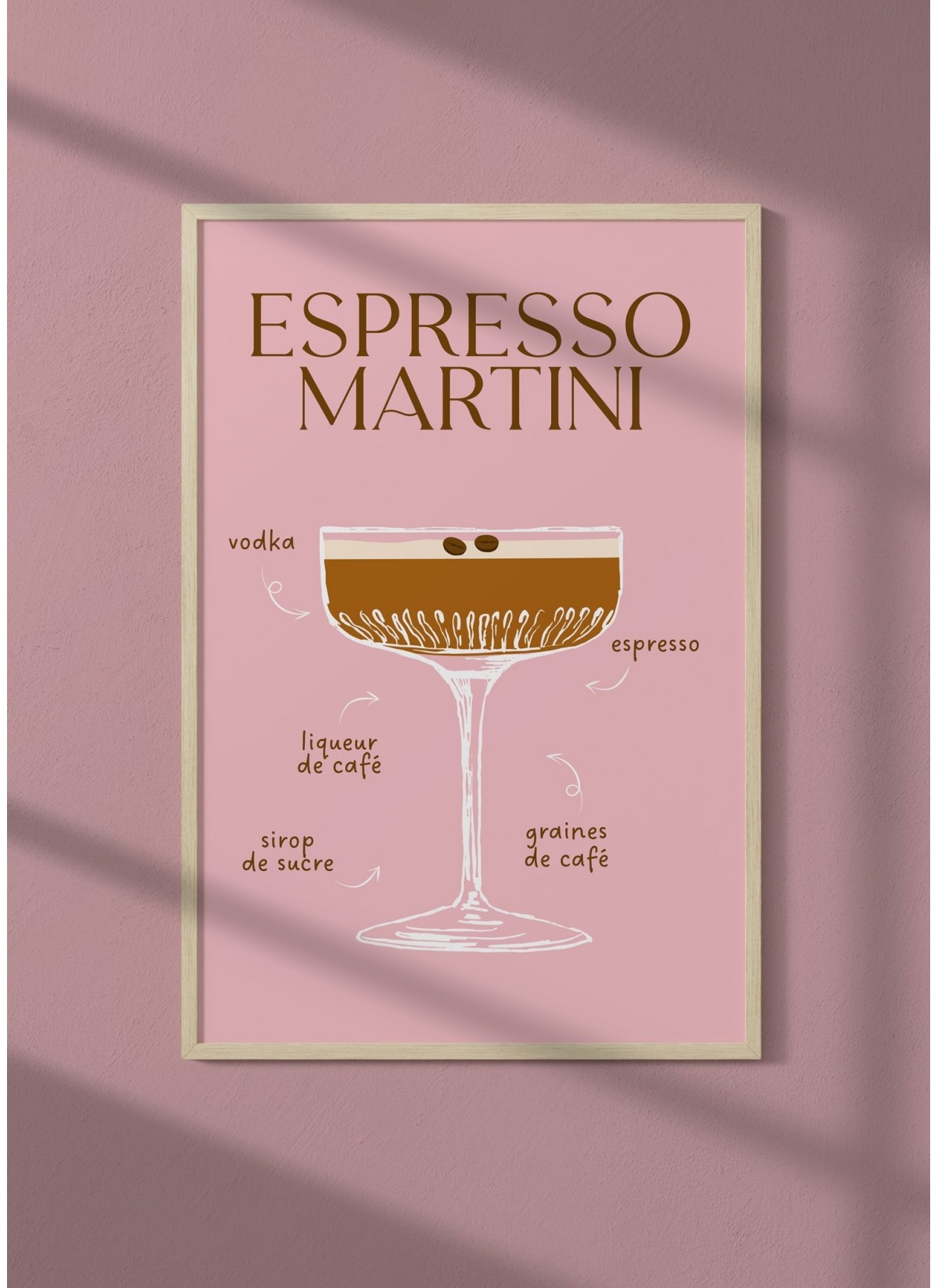 Affiche Cocktail Espresso Martini 2