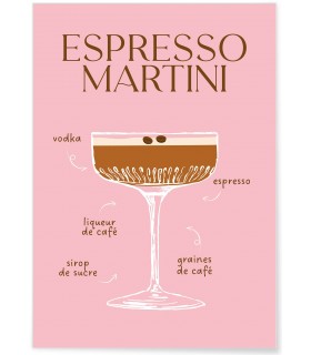 Affiche Cocktail Espresso Martini 2