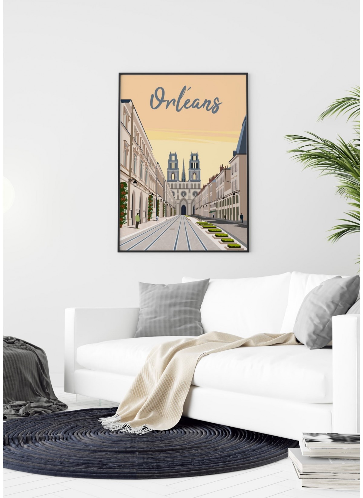 Affiche ville Orléans 5