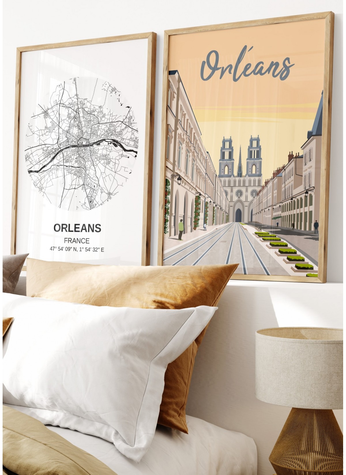 Affiche ville Orléans 5