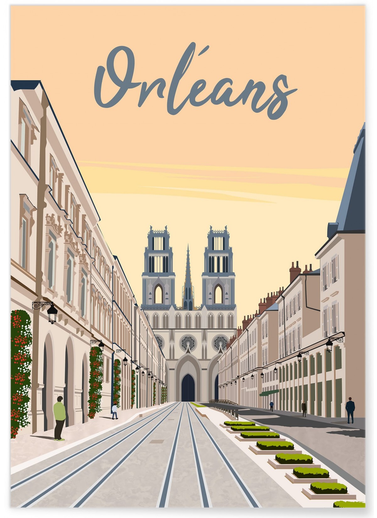 Affiche ville Orléans 5
