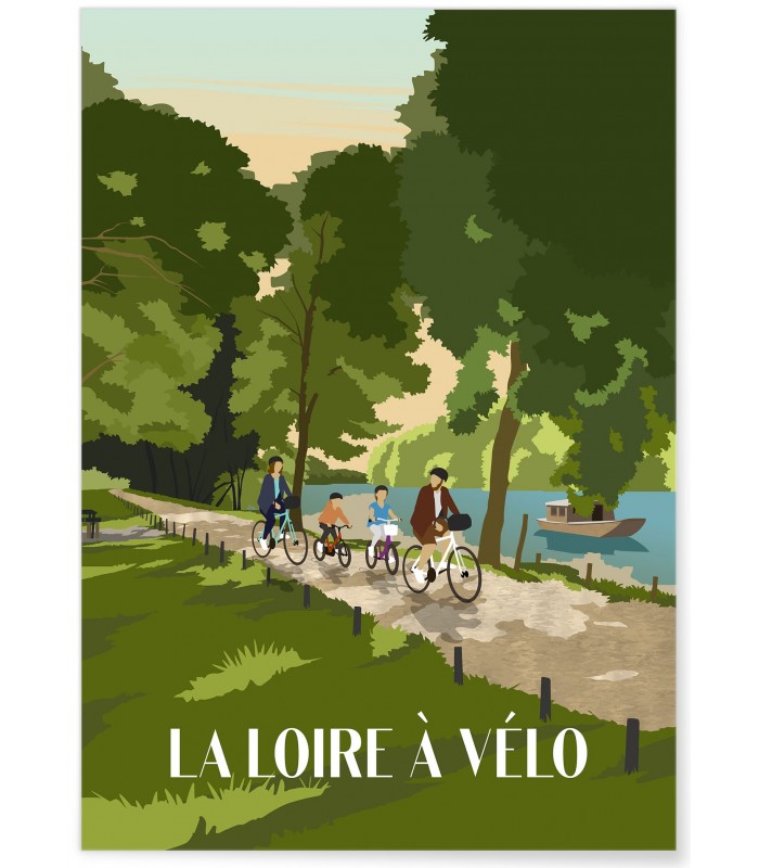 Affiche La Loire à vélo