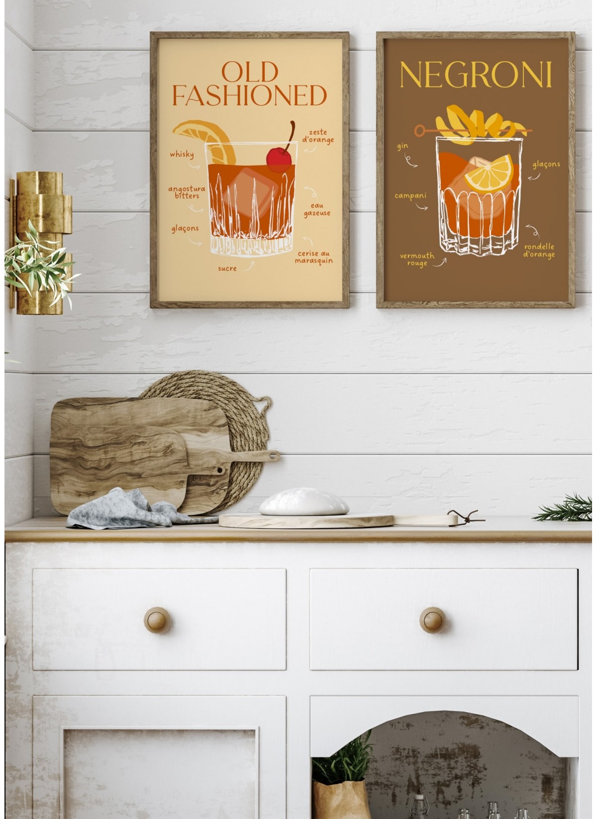 Affiche Cocktail Old Fashioned 2