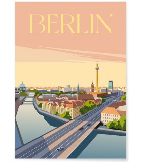 Affiche ville Berlin 2