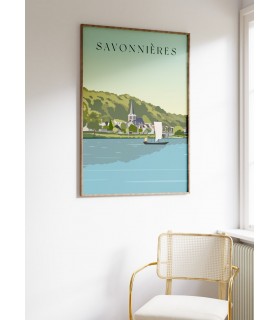 Affiche ville Savonnières