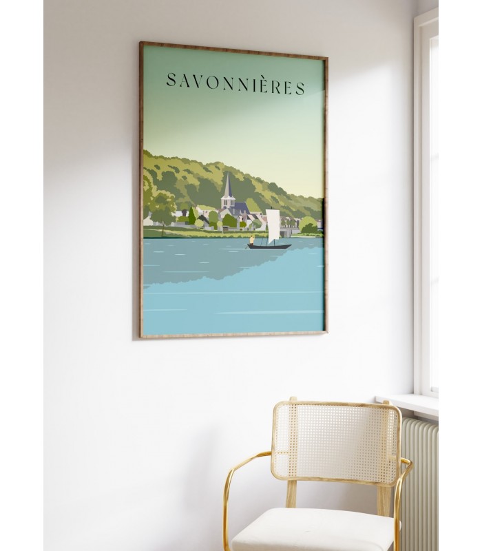 Affiche ville Savonnières